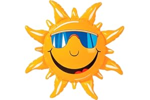 W WIDMANN MILANO Party Fashion - 2390S - Soleil gonflable, 60 cm, Décoration, Beach Party