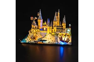 BrickBling Kit d'éclairage LED compatible avec Lego 76419 Harry Potter Château de Poudlard : le Grand Hall (modèle non inclus), jouet créatif, version standard