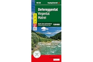 Defereggental, Wander-, Rad- und Freizeitkarte 1:50.000, freytag & berndt, WK 123: Virgental - Matrei, mit APP, wasserfest und reißfest (freytag & berndt Wander-Rad-Freizeitkarten, Band 123)