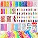 Produktbild Pllieay 82 Pack Schleim Set Slime Kit Schleim Zubehör Set Kinder Spielzeug