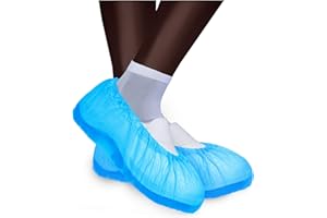 DETER CENTER Ajsia 1000 copriscarpe monouso blu di protezione in CPE elastico all’apertura 30 my cm.40x14 DPI CATEGORIA 1 - Confezione 10x100 pezzi.