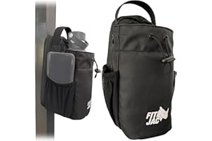 FitJac® Bolsa Deportiva Magnética de Gimnasio | Bolso Deportivo con Imanes | Impermeable y Compacta | Mantén tu Móvil, Botella y Llaves Siempre a Mano | Unisex para Gym o Fitness
