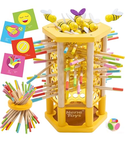 Centtechi Montessori - Juego de mesa de madera para niños, 48 palos de colores, juguetes educativos de matemáticas para niños de 3, 4, 5, 6 años, clásico y divertido noche familiar, juegos Centtechi Montessori - Juego de mesa de madera para niños, 48 palos de colores, juguetes educativos de matemáticas para niños de 3, 4, 5, 6 años, clásico y divertido noche familiar, juegos