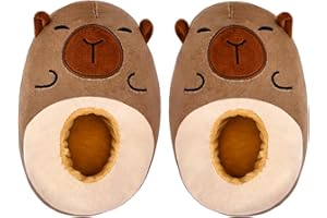 IceUnicorn Kids Toddler Slippers Boys Girls Cute Cartoon Animals Warm Home Slippers