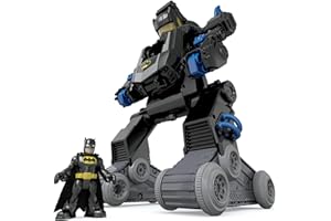 Fisher-Price Imaginext Batman, Bat-Robot transformable, juguete para niño + 3 años (Mattel DMT82)