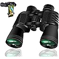 Ghime Binoculars for Long Distance, 7x50 Ultra HD Binocular for Bird Watching, Wildlife and Range 2000 Meter with Phone Adapter, Storage Bag, Wide Eyepiece and Bright BAK 4 Glass