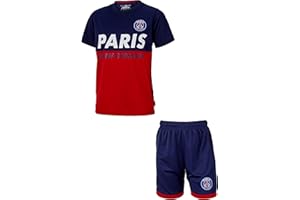 Paris Saint-Germain Maillot + Short PSG - Collection Officielle Taille Enfant garçon