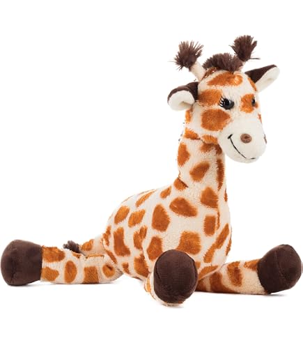 Suki Gifts Peluche Giraffa Bing Bing Grigia - Morbida E Coccolosa, 10168, Adatto Dalla Nascita