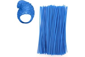 ‎BUACHOIS Wachslinien, Schmuck Wachs Tube, Wachsschnur Schmuckwachslinie, Runder Wachsdraht Wachsschnur Gewachst Thread Geflochten Dewax Wachslinie Ringmodellierung Werkzeug für Handwerk Ringherstellung (1mm)