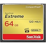 SanDisk Extreme 64 GB UDMA7 CompactFlash Card - Black/Gold