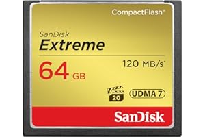 SanDisk Extreme 64 GB UDMA7 CompactFlash Card - Black/Gold