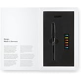 LAMY SAFARI DOLMA KALEM METAL KLIPS EF UC ALL WHITE MULTI COLOURED RINGS SET