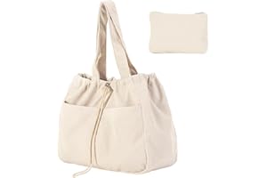 Gluckstar Bolso Shopper Mujer, Bolso Mujer Grande Tote Bag Bolsos para Universitarias, Bolso de Mano de pana con Bolso Extraíble, Bolso Grande Tipo Cabas y Bolso Pequeño para Uso Diario