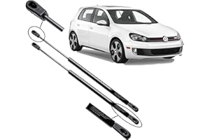 Ramor Strutz 2x Tailgate Gas Struts Compatible with a VW Golf Mk6 Hatchback A6, 5K 2008-2012. Tailgate Gas Springs Replacement for 5K6827550D and others.