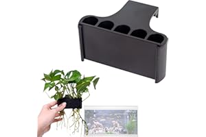 jinminamz Wiszący uchwyt na rośliny do akwarium, doniczka na rośliny, nasiona wody, trawa, filiżanka do akwariów, akwariów, akwariów, mini zbiornik na ryby i dekoracje Aquascape