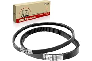 Roykaw Yamaha Clutch Drive Belt & Starter Generator Belt Kits for G2 G5 G8 G9 G11 G14 G16 G22 G29/Drive - 4 Cycle Gas Golf Cart Replaces OEM # J55-G6241-00, JN6-H1173-00