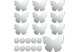 Qetlavee 10Stk Magnet Tischdeckenbeschwerer,Schmetterling Extra Schwer Magnetische Beschwerer Gewichte,Tischdecke Anhänger Edelstahl für Indoor,Magnete Kühlschrank für Magnettafel(Schmetterling)