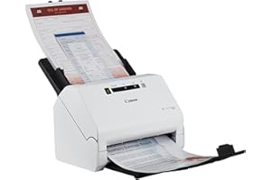 Canon Scanner R40 imageFORMULA Scanner de Documents (Recto Verso, 600 DPI, scanning Couleur, Logiciel Canon CaptureOnTouch, Twain Driver, Logiciel Readiris PDF, Logiciel Cardiris Business Card) Blanc