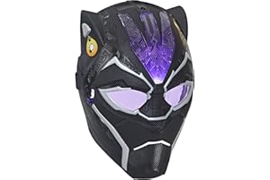 Hasbro Marvel, Black Panther, Marvel Studios Legacy Collection, Maschera Vibranium con Effetti Speciali di Black Panther, Replica per Roleplay, dai 5 Anni in su