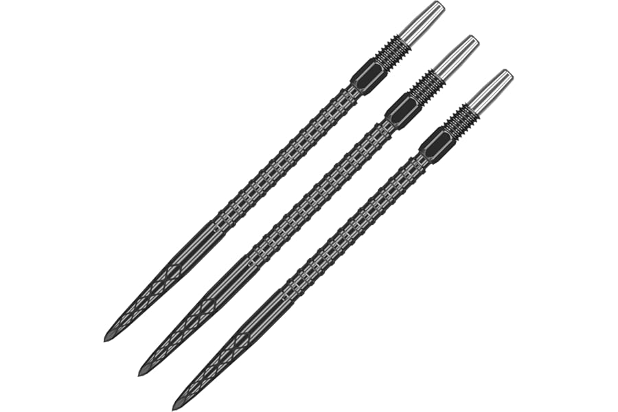 Target Darts Swiss Point DS Dart Points (3 Pack Set of Tips) – 26mm/30mm/35mm/40mm – Gold/Silver/Black SP – Change Dart Swiss Point, Professional Darts Accessories, Dart Tip Removal
