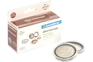 Leuchtturm Cápsulas de Monedas Ultra Intercept 40 mm, Paquete de 10