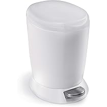 Simplehuman CW1852CB - Edelstahl Treteimer, kosmetikeimer, Abfalleimer, matt gebürstet, 4,5 L