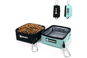 COOWONE Hundenapf Faltbar Tragbarer Reisenapf Wassernapf FüR Hunde Unterwegs, 2 StüCk Hund Trinknapf Auslaufsicher Anti Schlabber HundenäPfe FüR Grosse MittelgroßE Kleine Hunde Katzen Haustiere