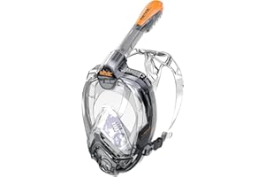 Seac Libera, Masque de Plongée avec Tuba Intégré de dernière Génération, Silicone Hypoallergénique, Libération Rapide