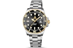 LN LENQIN Herrenuhren 30M Wasserdicht Edelstahlband Uhr für Männer Quarz Analog Uhren Herren Luxus Armbanduhren