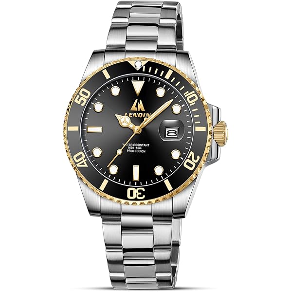 JewelryWe Orologio da uomo in acciaio inossidabile al