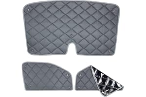 ‎GIPSYCAMPER GipsyCamper Thermomatten VW T5 / T6 Fahrerhaus | Isoliermatten für das Fahrerhaus | Sichtschutz VW T5 / T6 | Premiumqualität Made in Germany | Thermoisolierung für den Camper | 7-lagig (Grau)