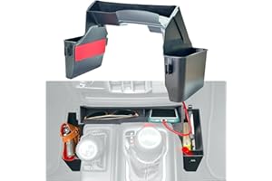 JVMA Plateau de rangement pour console centrale de Jeep Gladiator et Jeep Wrangler JL JLU 2018 à 2025, Rubicon Sahara 4xe, crochet intérieur pour sac poubelle de voiture (brevet américain)
