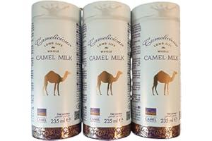 Camelicious Camel Milk Long Life Whole Long Expiry Date 22/08/2021 Pack of 4 (235MLX4)