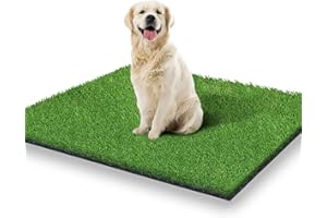 STARROAD-TIM 80*100CM Kunstrasen Outdoor Hundeklo für Zuhause Hundetoilette Wohnung Hundetoilette Balkon Wiederverwendbare Trainingsunterlagen für Hunde Waschbar Haustier-Urinunterlage Rasen Dekoratio