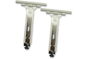 ARNAIN 2 Flejes de Persiana. Fleje Persiana con cuerpo metálico y revestimiento plastico para no dañar las lamas de persiana enrollable. Fleje Acero y plastico de 15 cm de largo (Pack 2 Flejes)