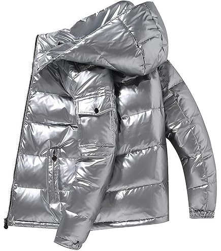 Manteau Homme Imprimé Léopard à Capuche - Veste D'hiver épaisse En Flanelle Polaire - Coupe-vent Avec Poches à Fermeture éclair