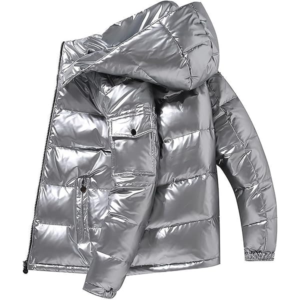 Doudoune Brillante Courte Pour Femme - Veste D'hiver Chaude, Coupe-vent Et Tendance Streetwear