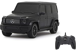 JAMARA 405191 Mercedes-Benz AMG G63 1:24 2.4GHz-Officially Licensed, up to 1 Hour Driving time at Approx. 9 km/h, Perfectly replicated Details, Workmanship, Black