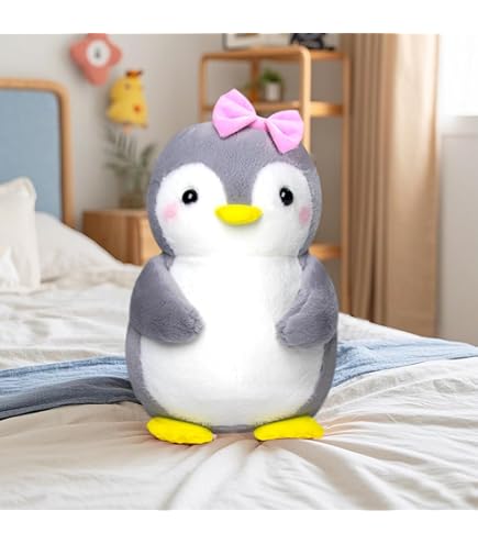 JcvPot Pinguin Kuscheltier 20cm - Süßer Plüschpinguin Für Babys Und Kinder