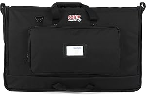 Gator Cases Gepolsterte Nylon-Tragetasche für den Transport von LCD-Bildschirmen, Monitoren und Fernsehern zwischen 27" - 32" (G-LCD-Tote-MD), Schwarz