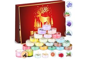 iZoeL Adviento Calendario 2025 Velas Mujeres Velas Perfumadas Calendario Vela Calendarios Para Mujeres Cuenta Atrás 24 Días Vela Navideñas Regalo Mamá Esposa Hermana Novia