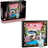 LEGO Art Japon Kiraz &Ccedil;i&ccedil;eği Manzarası 31218 &ndash; Yetişkinler i&ccedil;in Ayarlanabilir 3 Boyutlu Şelale ile Fuji Dağı, &Ccedil;ay Evi, Japon T