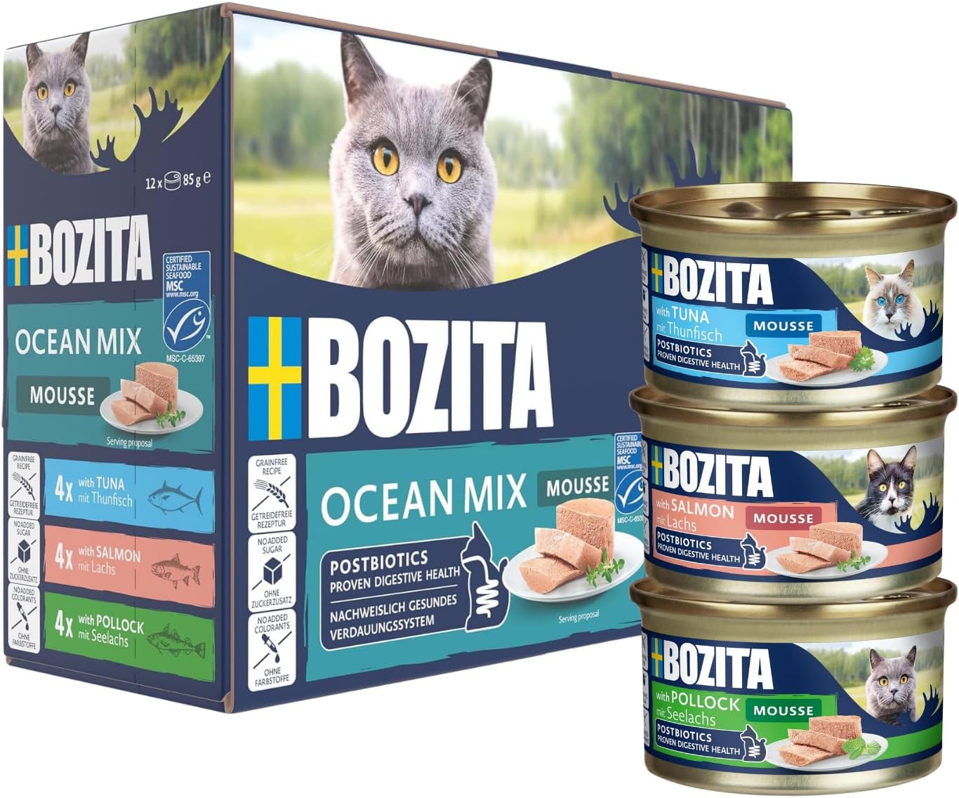 Prise en Main & Utilisation au Quotidien : Bozita Mousse Ocean Mix 12 85 g v tfoder för