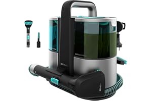 Cecotec Aspirapolvere Lava Tappeti Conga 3000 Carpetclean, 3in1:Spruzza, Pulisce e Aspira, 400W, 2 Serbatoi - Acqua Pulita e Sporca, Spruzzatore D'Acqua, Raggio D'Azione di 6M, Tubo Flessibile Da 1,2m