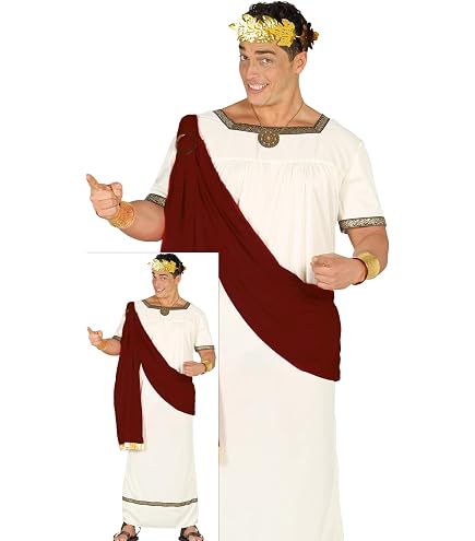Couronne De Laurier Dorée DEGUISE TOI - Accessoire Déguisement Empereur Romain Taille Unique