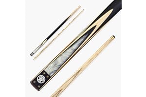 Jonny 8 Ball MARBLE 57 Inch 2 Piece Centre Joint Matching Ash Grain Snooker and Pool Cue with 9mm Tip