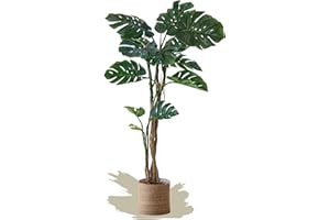 Maia Shop Monstera Artificiale, Ideale per la Decorazione Domestica, Pianta Artificiale, Albero (180 cm)