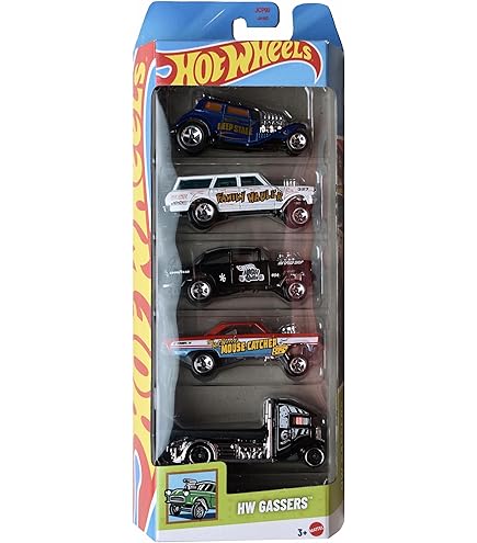 Hot Wheels Street Beasts 5 Car Gift Pack Dvf93 (Styles May Vary