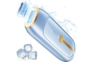 SALLOOT Dispositivo di Depilazione con Raffreddamento a Ghiaccio di Zaffiro, Epilatore Luce Pulsata Laser per Donne e Uomini, Alternativa al Salone Indolore Epilazione IPL per Viso, Bikini, Ascelle, Gambe