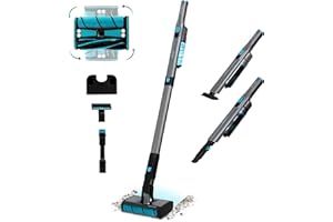 Cecotec Aspiradora Escoba sin Cable Ultraligera - Scoba 2100 Twice. 210W y 20 kPa, Motor Digital Brusless, Autonomía 45 mins, Cabezal Motorizado Omnidireccional con Doble Cepillo, 2 Accesorios